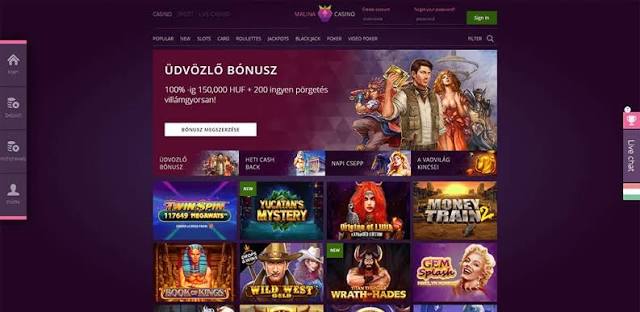 Évaluation du casino en ligne Malina (2026) - Bonus de bienvenue exceptionnel Évaluation du casino en ligne Malina (2026) - Bonus de bienvenue exceptionnel
