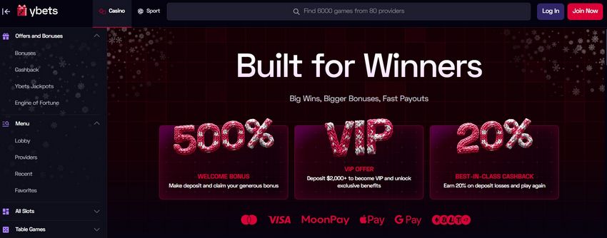 Recensione del casinò Ybets: è sicuro giocare?